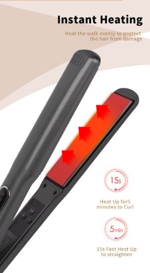 Picture of Electric splint, dual-purpose for straightening and curling hair